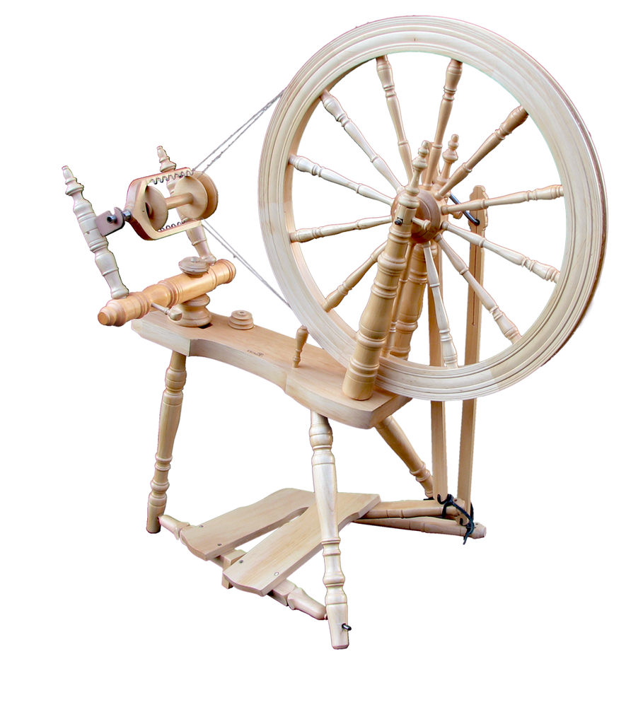 Kromski Interlude Spinning Wheel, Mahogany