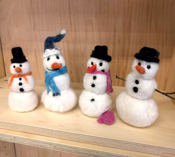 Let's Build a Needle Felted Snowman! | Feltmaking