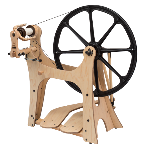 Schacht Flatiron Spinning Wheel | Saxony Spinning Wheels