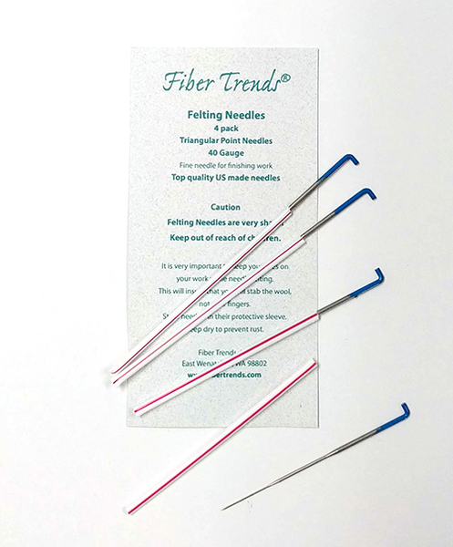 Fiber Trends Felting Needles, extra fine (42 gauge) | Felting Needles