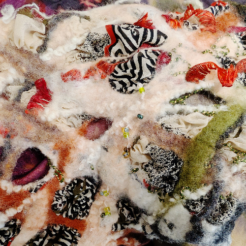 Mixed Media Felted Scarf | November 2024