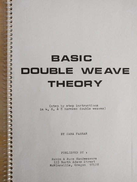 Basic Double Weave Theory (used) | Used Books!