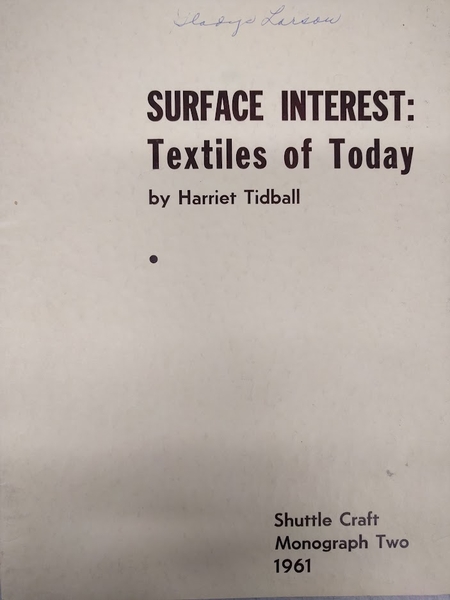 Shuttle Craft Guild Monograph 2: Surface Interest (used) | Used Books!