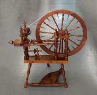 Image Used Norwegian Double Treadle Wheel of Unknown Origin